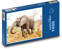 Elefant in der Natur Puzzle 1000 Teile - 60 x 46 cm