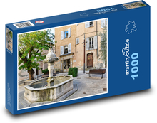 Stadt - Brunnen Puzzle 1000 Teile - 60 x 46 cm