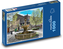 Fountain - water Puzzle 1000 pieces - 60 x 46 cm 