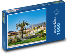 Frankreich - Menton Puzzle 1000 Teile - 60 x 46 cm