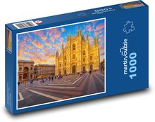 Painting - Italy, Milan Puzzle 1000 pieces - 60 x 46 cm