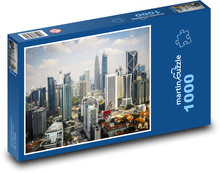 Malajsie - město Puzzle 1000 - 60x46 cm
