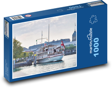 Bodamské jezero Puzzle 1000 dílků - 60 x 46 cm