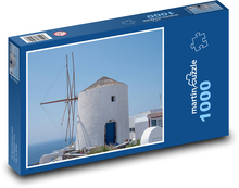 Santorini - mlyn Puzzle 1000 dielikov - 60 x 46 cm 