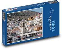 Greece - Hydra - Port Puzzle 1000 pieces - 60 x 46 cm 