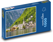 Rakúsko - jazero Puzzle 1000 dielikov - 60 x 46 cm