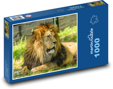 Lew - duży kot Puzzle 1000 elementów - 60x46 cm