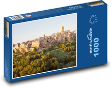 Západ slunce - Toskánsko, Itálie Puzzle 1000 dílků - 60 x 46 cm