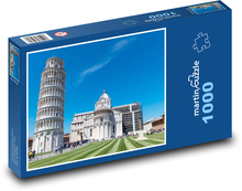 Pisa - věž, Itálie Puzzle 1000 dílků - 60 x 46 cm