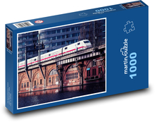 Železnice - vlak Puzzle 1000 dílků - 60 x 46 cm