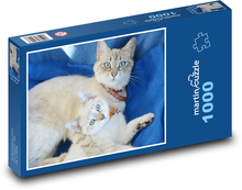 Kociak z matką Puzzle 1000 elementów - 60x46 cm