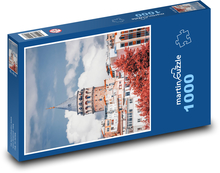 Věž ve městě Puzzle 1000 dílků - 60 x 46 cm