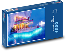 Světelná terasa z ledovce Puzzle 1000 dílků - 60 x 46 cm