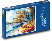 Beach Yacht with Fruits Puzzle 1000 pieces - 60 x 46 cm 