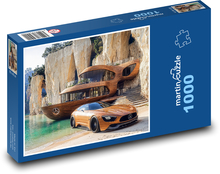 Luxusauto am Strand Puzzle 1000 Teile - 60 x 46 cm