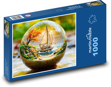 Loď - plachetnica Puzzle 1000 dielikov - 60 x 46 cm