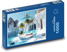 Wyspa w butelce Puzzle 1000 elementów - 60x46 cm