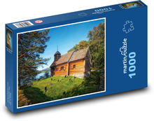 Holzkirche Puzzle 1000 Teile - 60 x 46 cm