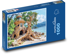 Tree houses Puzzle 1000 pieces - 60 x 46 cm 