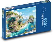 Haus am Meer Puzzle 1000 Teile - 60 x 46 cm