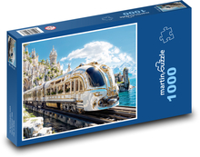 Vlak - lokomotíva Puzzle 1000 dielikov - 60 x 46 cm