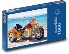 Motorrad am Strand Puzzle 1000 Teile - 60 x 46 cm