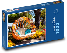 Houpačka - mušle Puzzle 1000 dílků - 60 x 46 cm