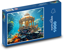 Altánok pod vodou Puzzle 1000 dielikov - 60 x 46 cm