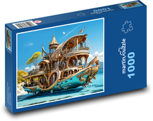 Boot - Strand, Meer Puzzle 1000 Teile - 60 x 46 cm
