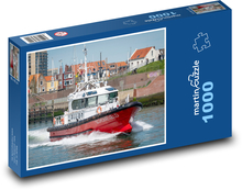 Boat - Port Puzzle 1000 pieces - 60 x 46 cm 