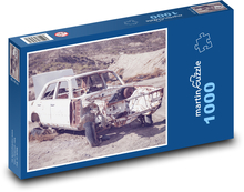 Wrack - Auto Puzzle 1000 Teile - 60 x 46 cm