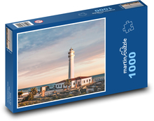 Maják - západ slunce Puzzle 1000 - 60x46 cm