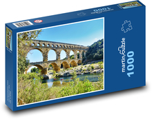 Francja - Pont-du-Gard Puzzle 1000 elementów - 60x46 cm