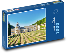 Francúzsko - Provence, kláštor Puzzle 1000 dielikov - 60 x 46 cm 