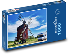Wiatrak - kamper Puzzle 1000 elementów - 60x46 cm