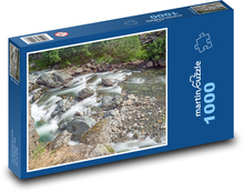 Stream - waterfall Puzzle 1000 pieces - 60 x 46 cm 