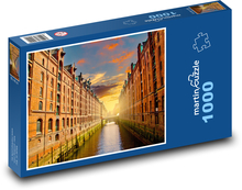 Hamburg - Německo Puzzle 1000 dílků - 60 x 46 cm