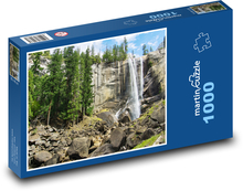 Národní park Yosemite - vodopád Puzzle 1000 dílků - 60 x 46 cm