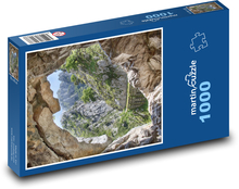 Góry - piesze wycieczki, jaskinie Puzzle 1000 elementów - 60x46 cm