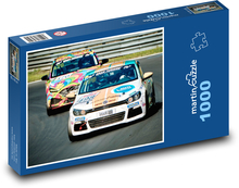 Závodní auta Puzzle 1000 dílků - 60 x 46 cm