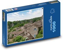 Medieval houses Puzzle 1000 pieces - 60 x 46 cm 