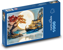 Fantazie - krajina Puzzle 1000 dílků - 60 x 46 cm