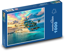 Luxusná jachta Puzzle 1000 dielikov - 60 x 46 cm 