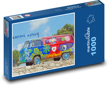 Automobil - stará dodávka Puzzle 1000 dílků - 60 x 46 cm