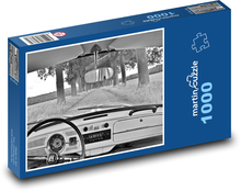 Samochód - Garbus, wnętrze Puzzle 1000 elementów - 60x46 cm