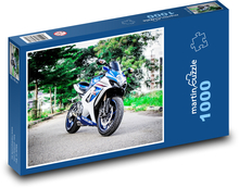 Cestný motocykel - superbike Puzzle 1000 dielikov - 60 x 46 cm 