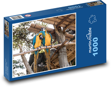 Vtáky - papagáje Puzzle 1000 dielikov - 60 x 46 cm 