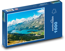 Szwajcaria - Alpy Puzzle 1000 elementów - 60x46 cm