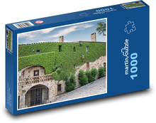 Kamenný dům Puzzle 1000 dílků - 60 x 46 cm