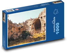 Kapadócia - jaskyňa, Turecko Puzzle 1000 dielikov - 60 x 46 cm 